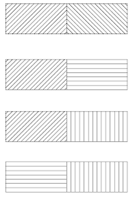 Diagram showing grain direction mapping