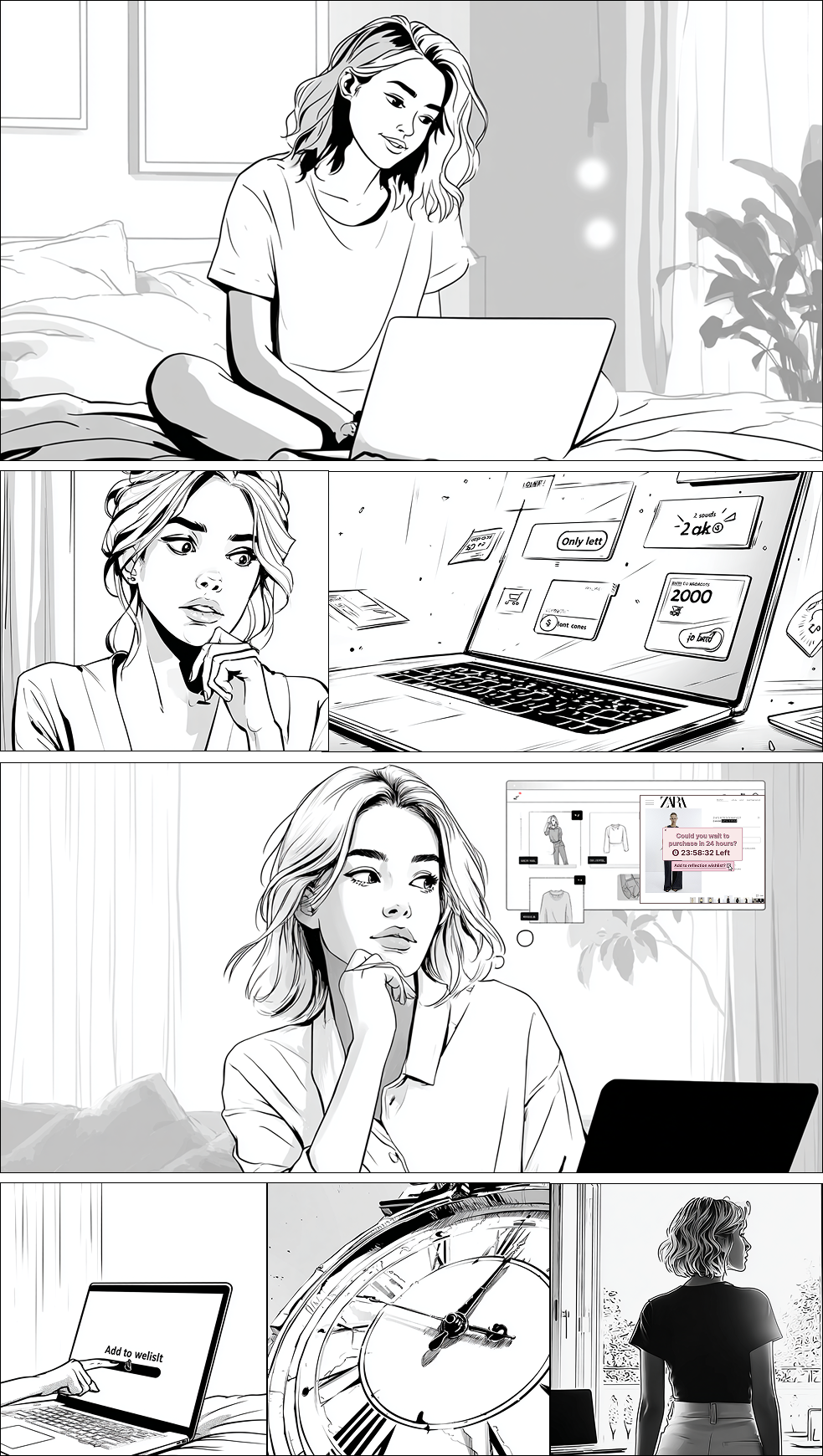 Medium mode customer journey storyboard